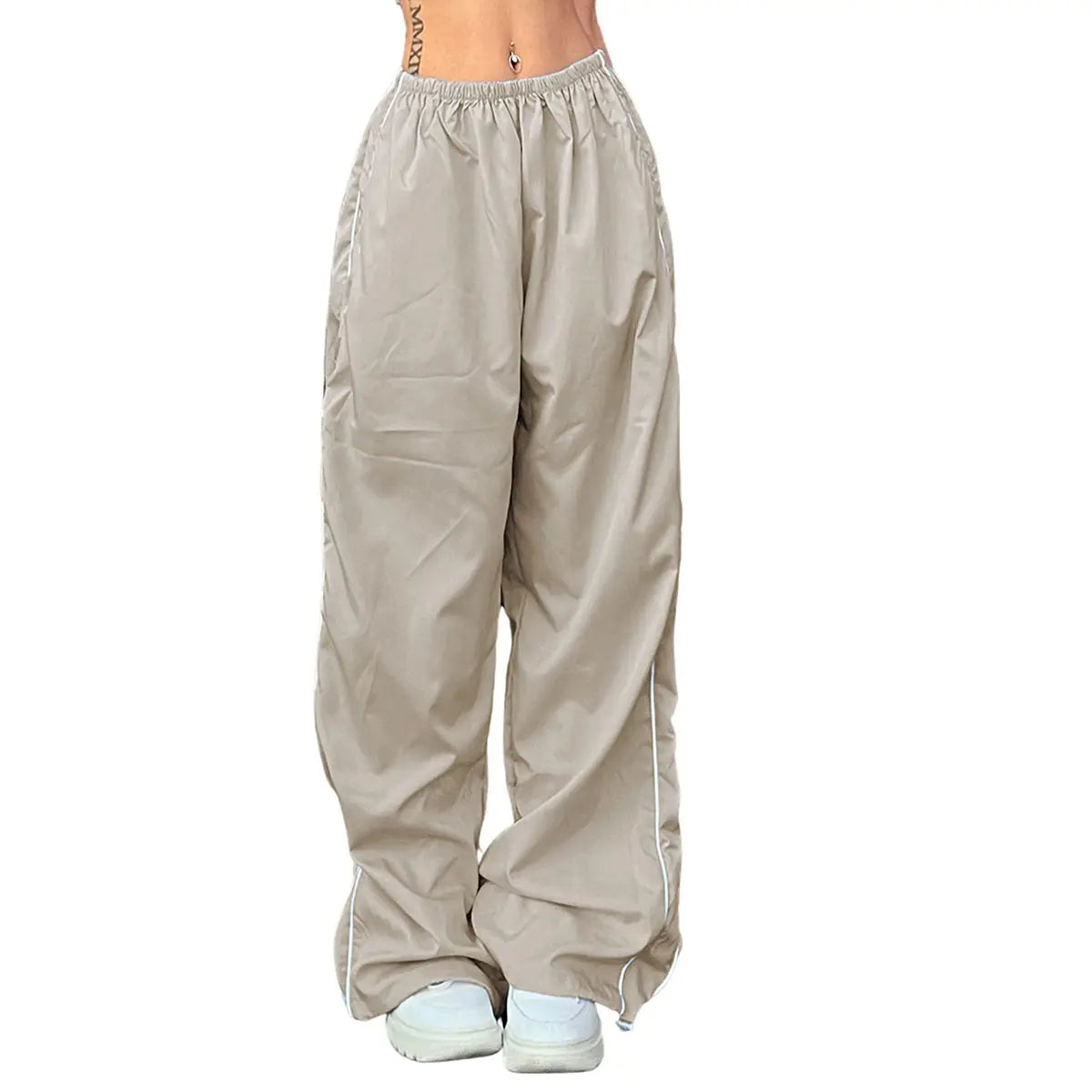 Everyday Parachute Wideleg Track Pants