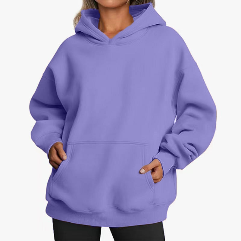 Womens Oversized HoodiesFleece Sweatshirts Long Sleeve SweatersPullover Fall Clothes with Pocket Fallreshness