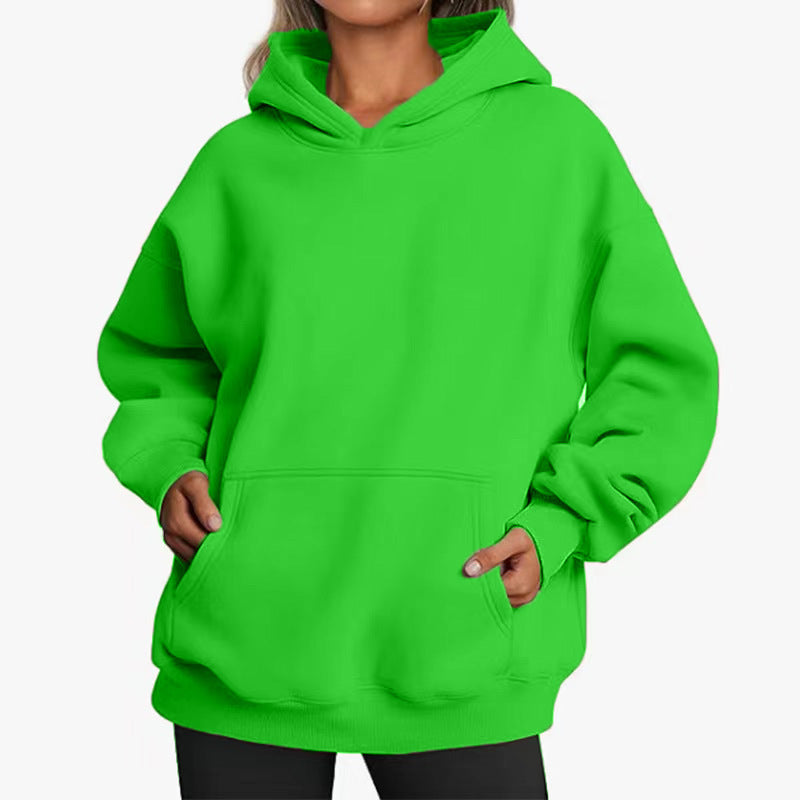 Womens Oversized HoodiesFleece Sweatshirts Long Sleeve SweatersPullover Fall Clothes with Pocket Fallreshness