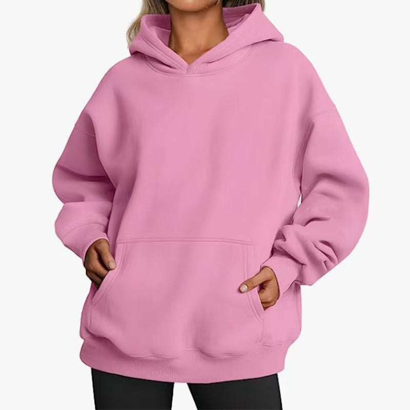 Womens Oversized HoodiesFleece Sweatshirts Long Sleeve SweatersPullover Fall Clothes with Pocket Fallreshness