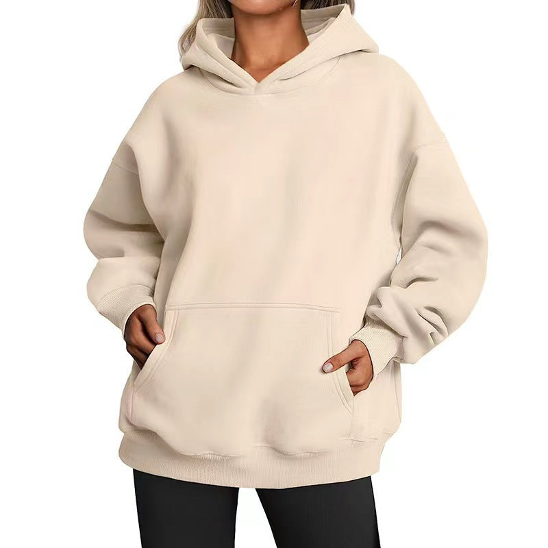 Womens Oversized HoodiesFleece Sweatshirts Long Sleeve SweatersPullover Fall Clothes with Pocket Fallreshness