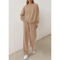 2 Piece Sets For Women Fall TrendyLong Sleeve Sweatshirt Wide Leg PantsLoungewear Set Matching Sweatsuit High QualityHomewear, Cozy&Comfy Travel Outfit,MinimalistPremium Womenswear