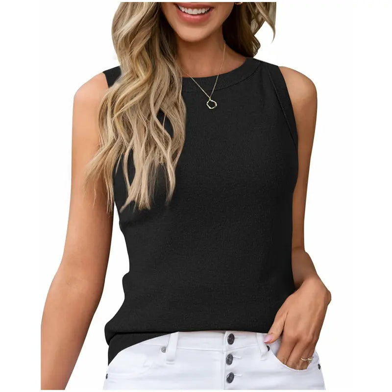 Everyday Knit Crew Tank Top