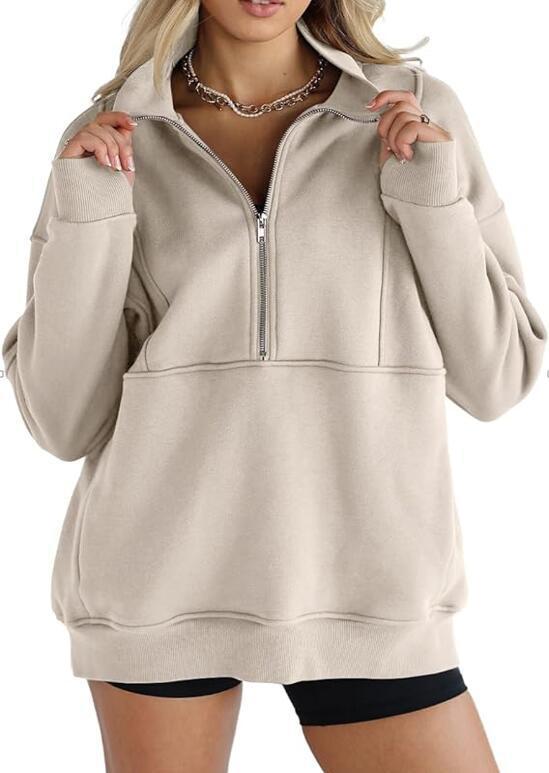 CozyZip Lapel Everyday Pullover Comfort